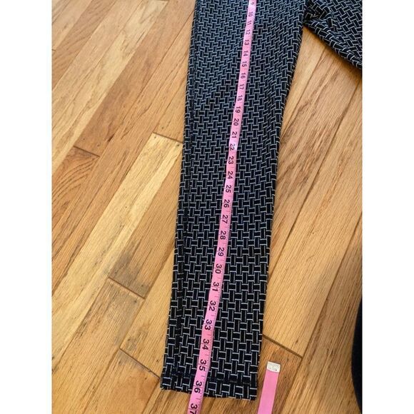 Ashley Blue, women's elastic waist, pull on, skinny patterned dress pants sz SM - Picture 9 of 9